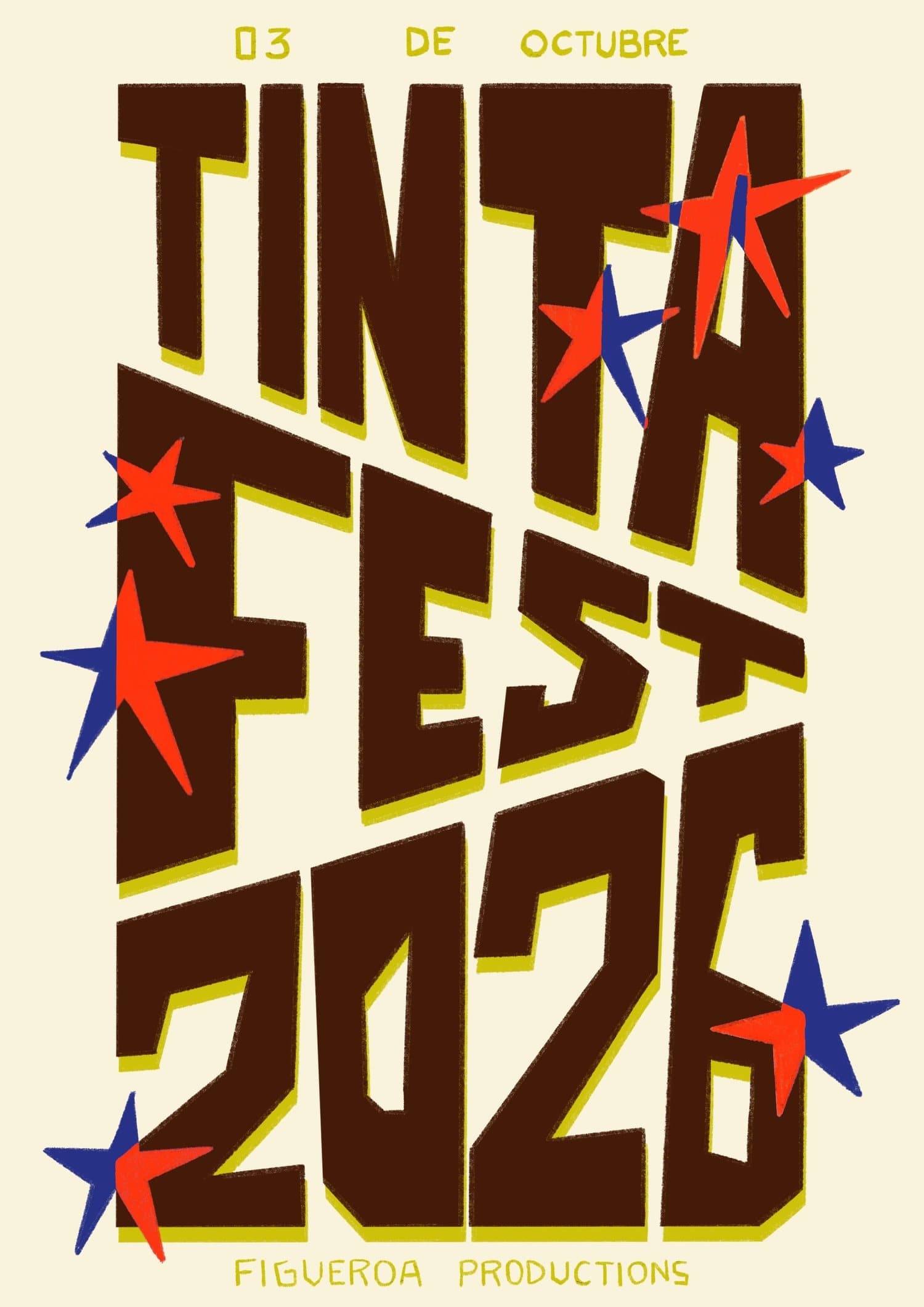 Cartel de TintaFest 2026, 3 de octubre, Figueroa Productions